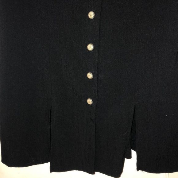Vintage black sleeve less top size M - Picture 2 of 5